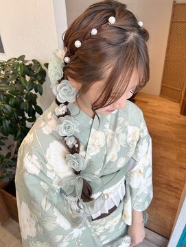 ソースバンダイ 万代(SOURCE) 浴衣ヘアセット