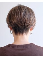 ルプラ ブリリアント(le-pla brilliant)&nbsp;ハンサムショート/センターパート/アッシュベージュ/豊橋/田原