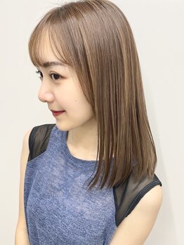 レス(Les.)の写真/【明治神宮前徒歩5分】潤いたっぷりのカラーをご提供◇髪質改善メニューとの同時施術でさらに美髪に☆