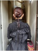 綺麗めタイトヘアセット