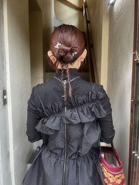 カンナ オーガニック ヘアデザイン(CANNA ORGANIC & HAIR DESIGN) 綺麗めタイトヘアセット