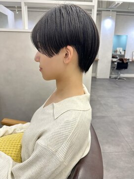 【Owll】石田学史ハンサムショートブルーブラック20代30代40代