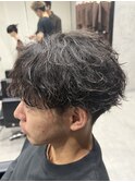 MEN’S HAIR/波巻ツイストスパイラル/フェザーパーマ/大宮