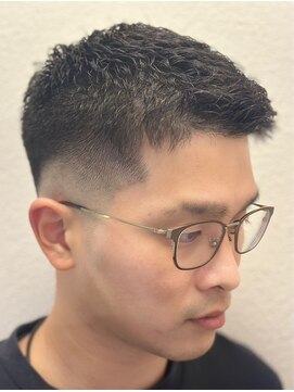 ヒロギンザ 難波店(HIRO GINZA) アイロンパーマ　barber/バーバー