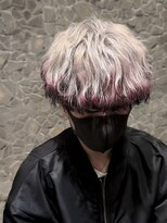 men's salon Gaudi 池袋店【メンズサロン ガウディ】 フォックスカラー×メンズマッシュ×スパイラルパーマ仕上げ