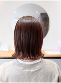 立体フォルムのボブスタイル
