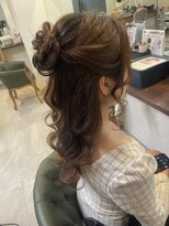 カーサ 祇園(CASA)&nbsp;ハーフアップアレンジ♪
