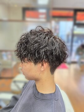 ベンケイ(HAIR AVENUE benkei) ナチュラル波巻きマッシュ