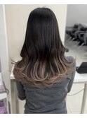 グラデーションカラーバレイヤージュインナーカラー ryota