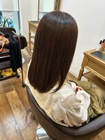 ウェーブ(wave)&nbsp;髪質改善×艶カラーロング