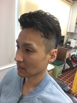 理容 うめむら アイロンパーマで流れるように