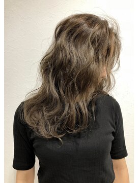 バベル(BABEL Hair Design) 【BABEL】シークレットハイライト×グレージュ＠大生真吾