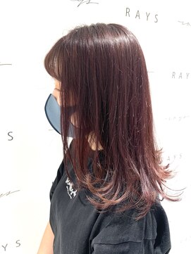 ハニー(HONEY by Chord) セミディ×カシスレッド