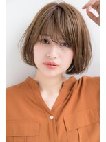 ラフ フロム ガーデン(Laf from GARDEN)&nbsp;寺尾拓巳　大人かわいいくすみカラーイルミナカラー切りっぱなし