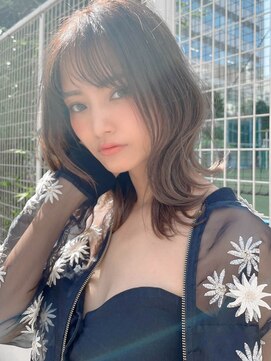 ローマ ギンザ(ROMA Ginza) 【ROMA銀座】暗髪/透明感シアーベージュ/くびれエアリーミディ