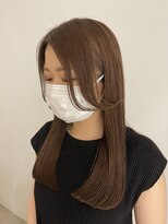 ルシーダ 花小金井店(Lucida)&nbsp;前髪パーマ×パッツンロング【担当：梶塚裕人】