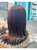 大人の外ハネ/切りっぱなしボブ/垂水