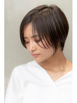 オースティン 調布アミックス(AUSTIN) 大人かわいい前髪セシルカットココアブラウンフリンジウェーブ