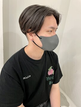 エンドリンク(endlink) 前髪パーマで根元の立ち上げたショート