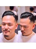 スキンフェード/サイドパート＜理容室＞/両国<理容室>