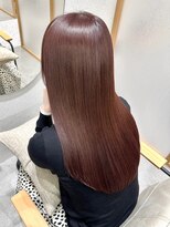 ジーナ  札幌大通(Zina)&nbsp;髪質改善＊レッドブラウンストレート＊美髪【Zina 大通】