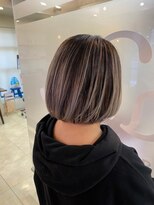ヘアースペースブルーム プリュス 石橋店(HAIR SPACE BLOOM plus) 【石橋/ハイライトカラー】デザインカラー白髪ぼかしハイライト