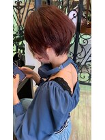 マイ ヘア デザイン 岡崎(MY hair design) 斜めバング/グレージュカラー/シルキーベージュ/岡崎