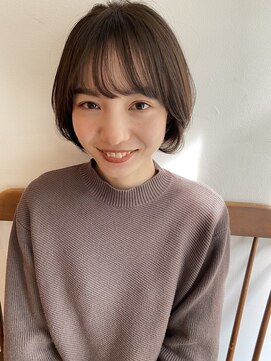 ガーランド (Garland) 大人可愛い前髪×艶髪×水素カラーグレーベージュことりベージュ