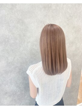 クルー ひたちなか(C.R.E.W) マチルダボブ/ピンクベージュ/インナーグレージュ/ひたちなか