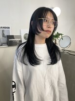 トナリ(tonari)&nbsp;ロングウルフ×地毛風カラー