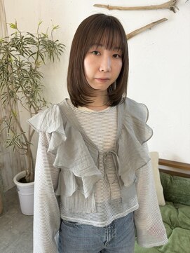 シーバイサイン(sea by Sign) レイヤーカット/アッシュブラウン/ミディアム