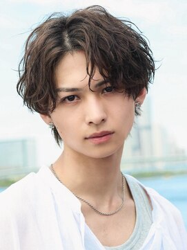 リップス 心斎橋(LIPPS) 色気　波巻スパイラル　センターパート