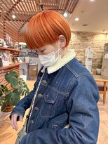 マッシュ アドベ 八戸ノ里(MASHU ADOBE)&nbsp;デニムに似合う攻めオレンジカラー