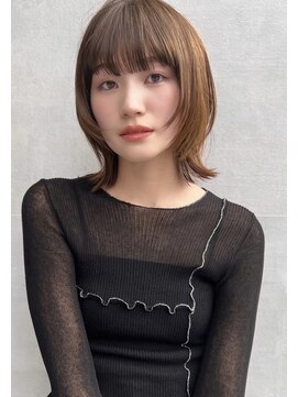 ミンクス 銀座店(MINX) 【MINX】似合わせ小顔レイヤーボブウルフ_銀座/髪質改善
