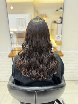 アピッシュ シェリ(apish cherie) 長持ち少ししっかりめコテ巻き風パーマ