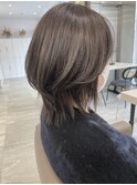 くびれレイヤー×大人グレージュ