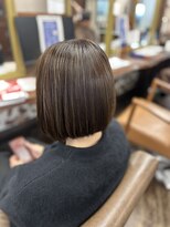 アート(art)&nbsp;ボブ×白髪ぼかしハイライト！