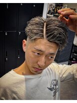 メンズ ラピス 横浜店(Men’sLapis)&nbsp;ホワイトメッシュ入れるならこの髪型◎