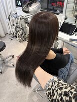 ユーフォリア 渋谷グランデ(Euphoria SHIBUYA GRANDE)&nbsp;ラベンダーブラウン　レイヤーカット　ブリーチなし　明るめ