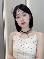 ロンド ブランシュ 錦糸町北口(Lond blanche)&nbsp;ミニウルフレイヤーカットオリーブグレーショートボブ/錦糸町