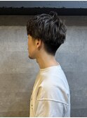 ビジネス場面にもピッタリ　清潔感MAXパーマスタイル
