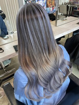 トーキョー オタクヘアー(TOKYO OTAKU HAIR) ブルーシルバー/アンブレラカラー/グラデーションカラー