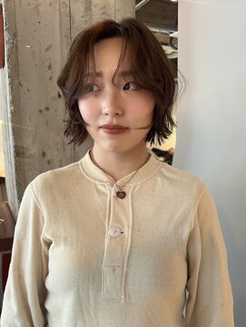 トッド(tod) オリーブベージュ　グレージュ　赤み消し　髪質改善　丸の内