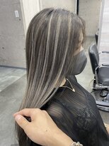 ウル 岡山駅店(ULu.)&nbsp;ハイライトハイトーンダブルカラー20代30代40代前髪ブリーチ