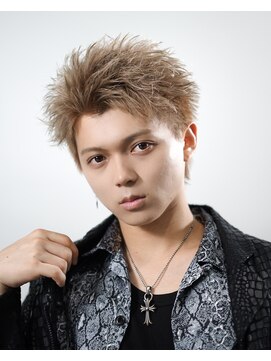 ゴールドシブヤ(GOALD SHIBUYA) ミルクティーベージュ×フェザースパイキー