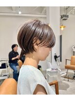 ジュベ 別府店(juve.) 別府ショートボブ顔まわりレイヤーカット髪質改善カラー