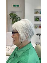 オン キャナルシティ博多前店(on) 【タキさん】上品シルバーボブ/エイジングケア/60代70代/博多