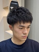 スタンド 博多(STAND)&nbsp;下ろしスパイキーショート/短髪パーマ