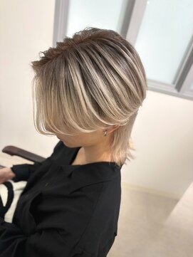 ナンバー アンフィール 渋谷(N° anfeel) 【星野指名】海外風バレイヤージュ／メンズ大人気メニュー◎