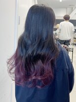 アライブ キチジョウジ(ALIVE Kichijoji) 【ALIVE吉祥寺】黒髪ラベンダーピンクグラデーションカラー小顔